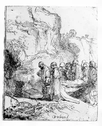 Kristus bar til graven, ca. 1645
